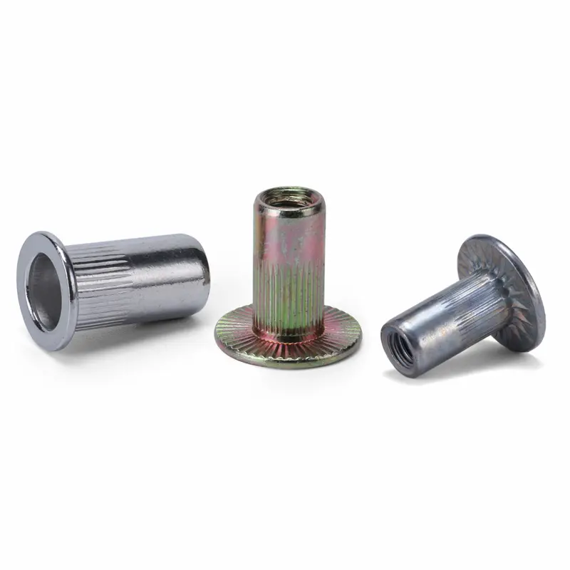 Flat Head Knurled Body Rivet Nut